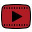 Red Youtube Icon