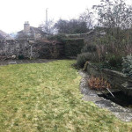 Dilapidated back garden Perth