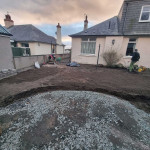 Garden clearance and foundation work for new garden Perth