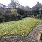 Garden site clearance before landscaping project in Monifieth