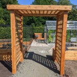 timber archway