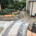 Bespoke garden design with modern sitting area Perth