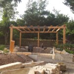 Construction work of new garden, Dundee