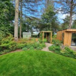 Garden makeover in Carnoustie with new planting scheme and modern outdoor area