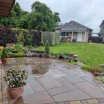 Elegant new garden design with new stonework Dundee.
