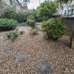 Garden design plan showing hard and soft landscaping in Dundee